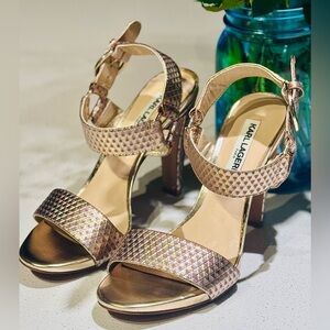 EXCELLENT CONDITION - KARL LAGERFELD “Paris Cieone Dress Sandal” Size 6.5